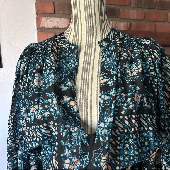 NWT Ulla Johnson Nerissa Belted Coverup Mini Dress in Azure Sz L - Picture 5 of 12